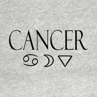 Cancer Glyph Planet Element T-Shirt